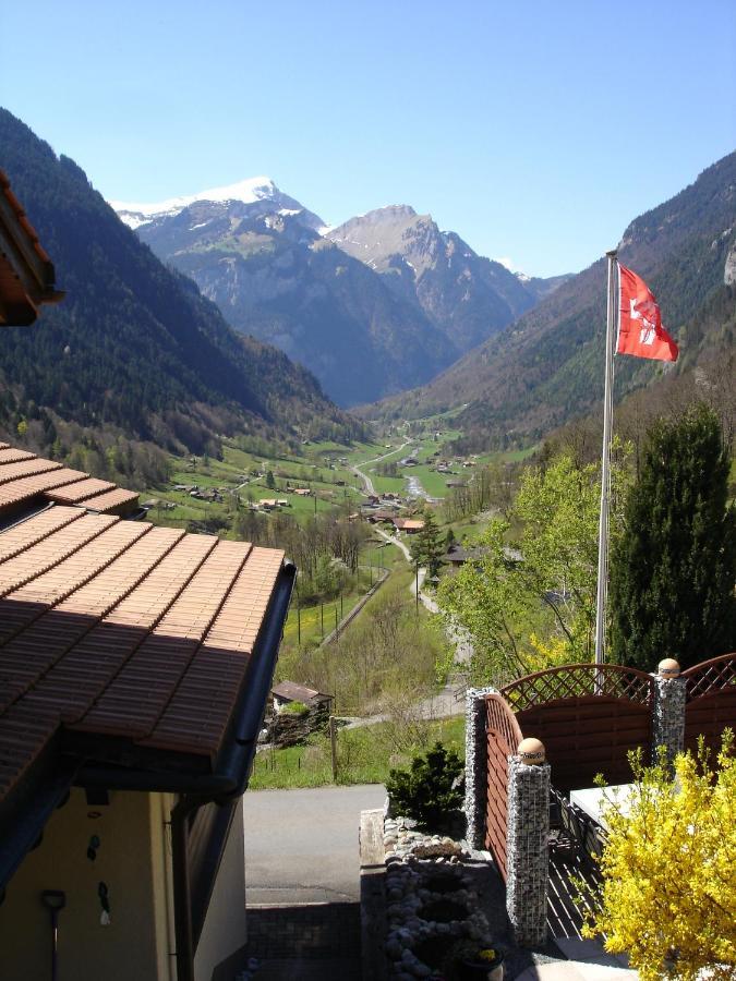 Ferienwohnung Stalden Lütschenthal Buitenkant foto
