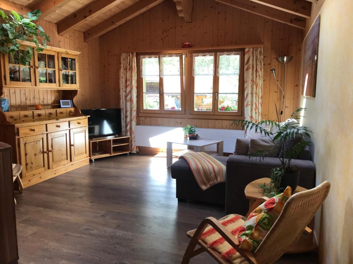 Ferienwohnung Stalden Lütschenthal Buitenkant foto